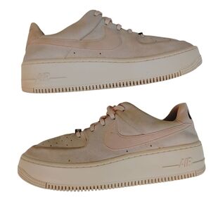 Nike Women's Pink Sneakers AF1 Air Force 1 Size 9.5